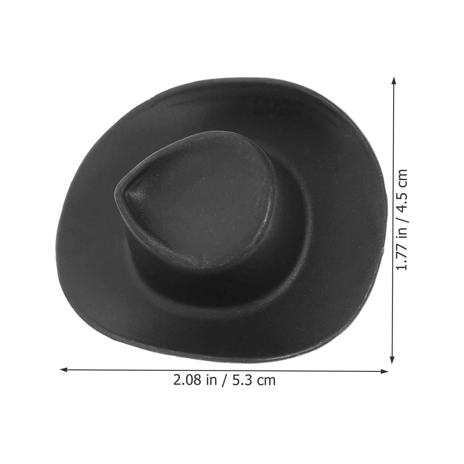 40 قطعة قبعات رعاة البقر الصغيرة القبعات الغربية المصغرة للأطفال التظاهر اللعب ديكور الحفلات Diy بها بنفسك لوازم الحرفية قبعة رعاة البقر الصغيرة #4