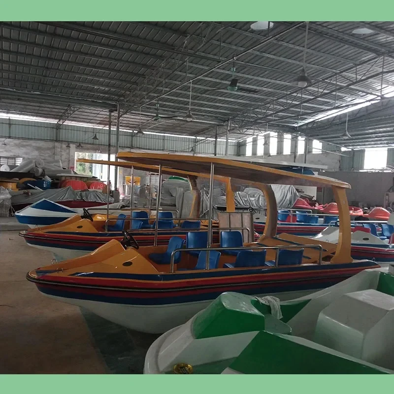 solar boat for water park electric power amusement boat play equipment solar panel boat for adults