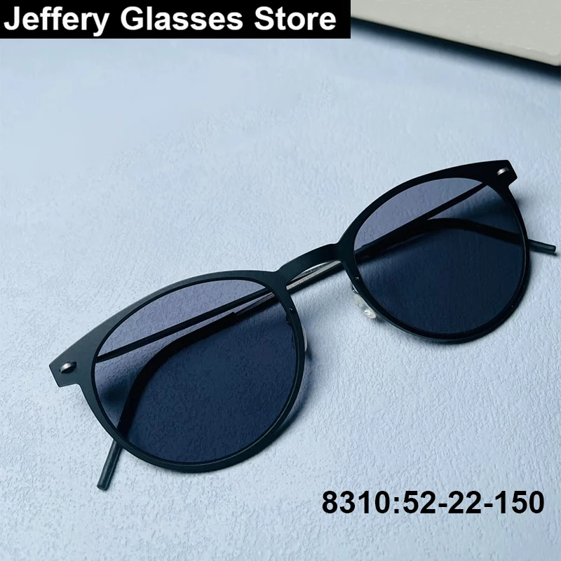 

Denmark Fashion Oval Polarized Sunglasses 8310 Men Women Ultralight Screwless Titanium Sun Glasses Outdoor Driving Eyeglasses