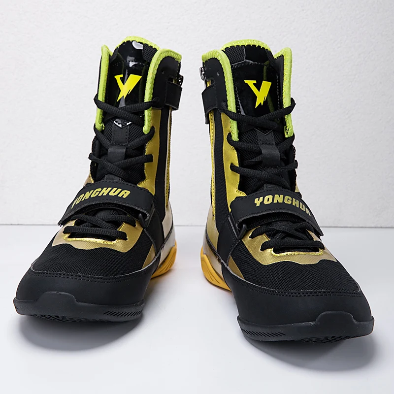 Professional Men Wrestling Boots Brand Designer Boxing Sport Shoes Male High Top Fighting Shoes for Mens Big Size Training Shoes