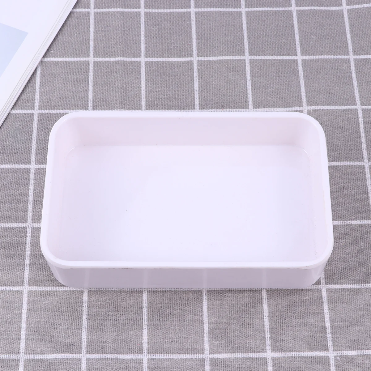 Melamine Rectangular Platter Food Grade No Spill Design Serving Dish Barbecue Hot Pot Vegetables Break Resistant Casual