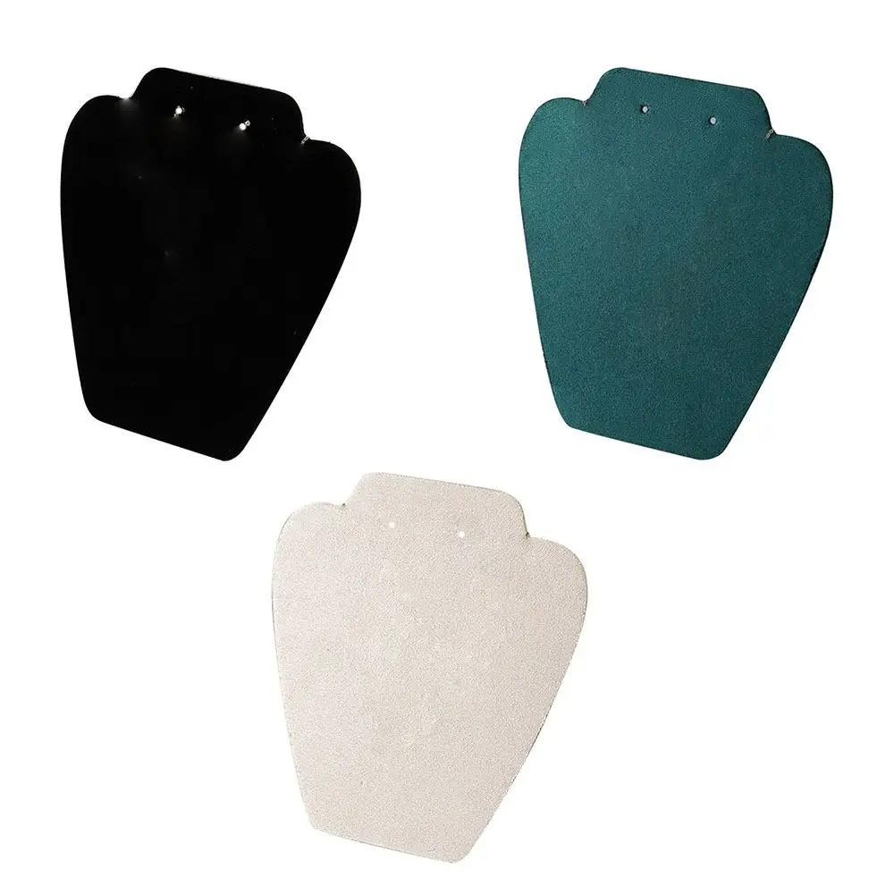 Folding Necklaces Easel Mannequin Bust Velvet Jewelry Collection Rack Jewelry Display Necklace Earrings Rings Pendant