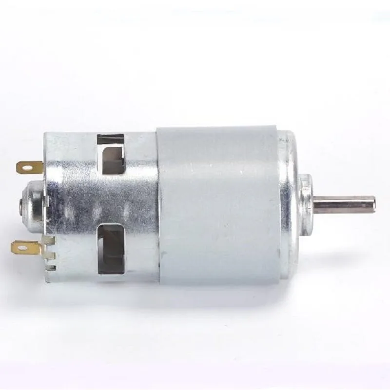 High Torque and High Power Model of Pure Copper 795 Motor with Single and Double Ball Bearings 12V High and Low Speed DC Motor