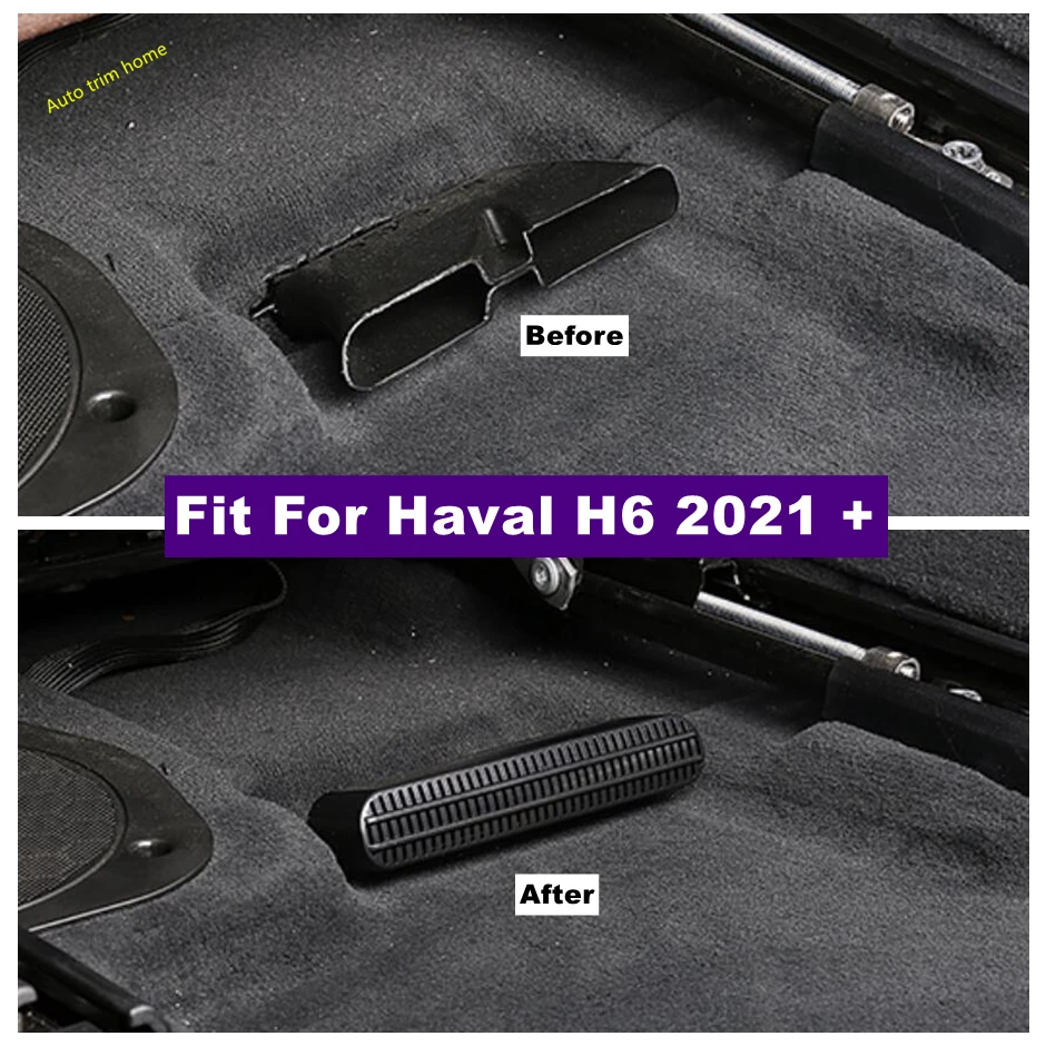 

Plastic Under Seat Heat Floor Air Conditioning Duct Vent AC Outlet Grille Cover Trim For Haval H6 2021 - 2024 Car Accessories