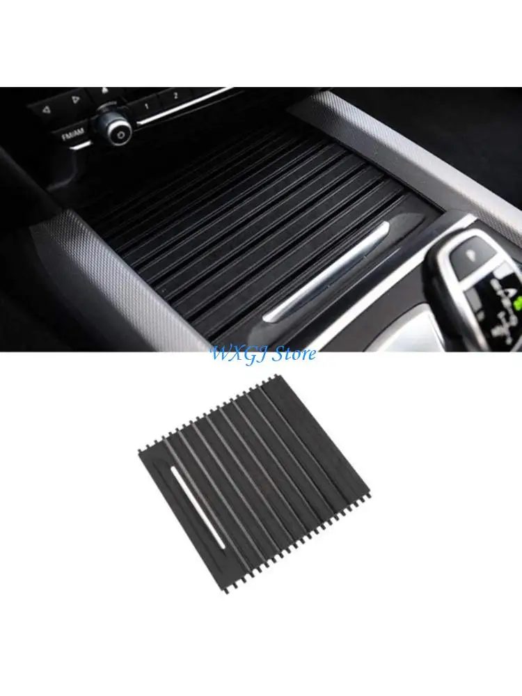

37JE Car Center Console Roller Blind Cover Sliding Shutter Zipper for F16 51169251973