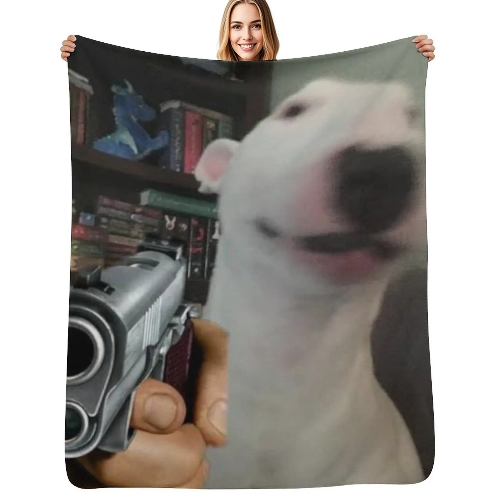 Walter gun meme Throw Blanket Plaid blankets ands Bed linens for sofa For Sofa Thin Custom Blankets