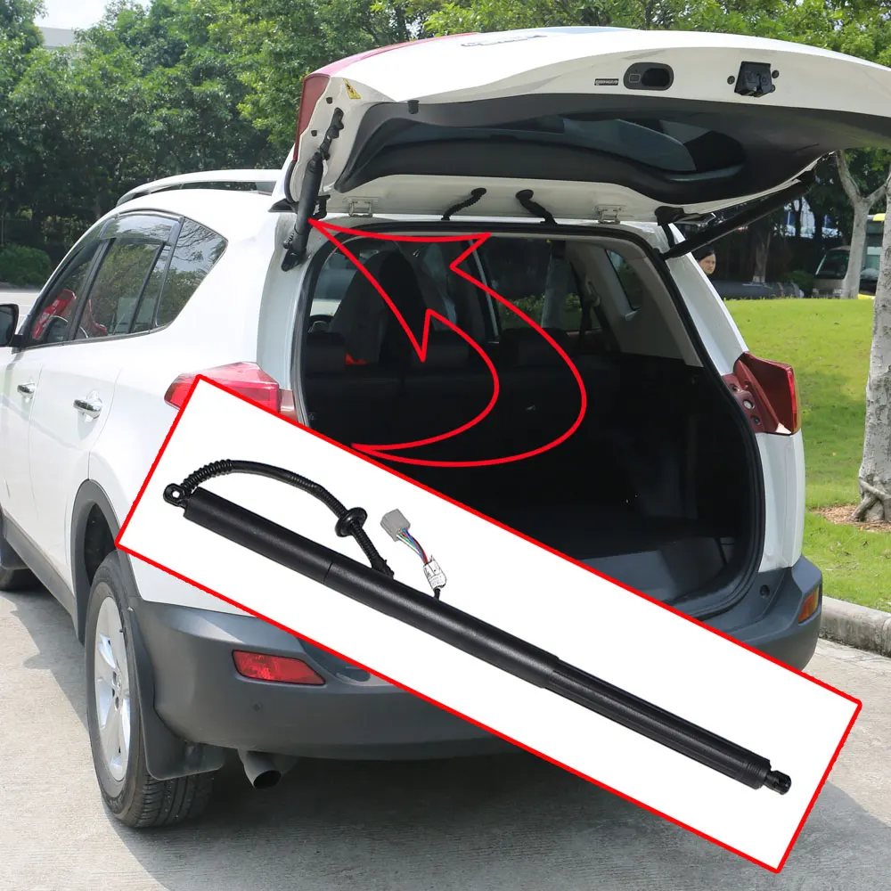 1 قطعة دعامة الباب الخلفي الكهربائية للباب الخلفي لسيارة VW ID.4 2021 الجانب الأيمن الأيسر داخل ملحقات السيارة #3