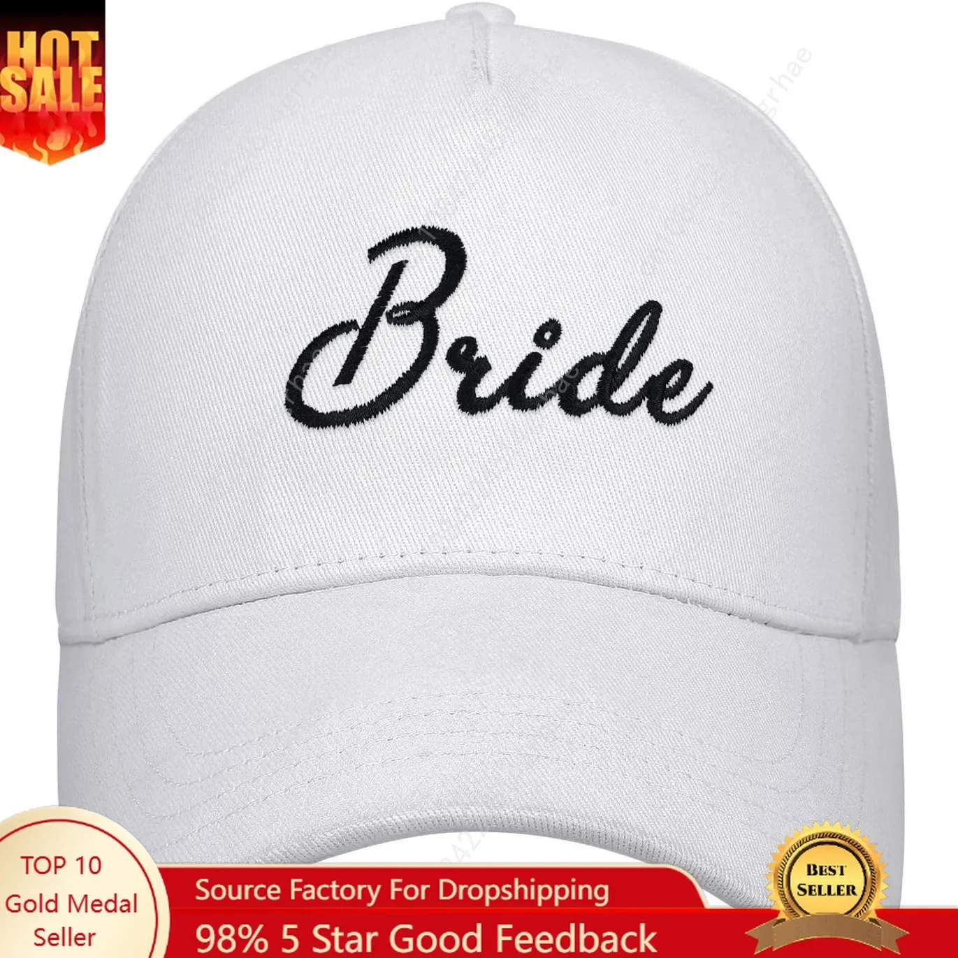 

Bride Hat Embroidered Dad Hat Trucker Hats Distressed Vintage Cotton Baseball Cap for Women