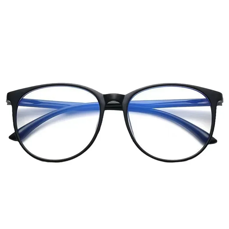 Korean Fashion Anti Blue Light Glasses For Man Woman Transparent Round Frame Computer Gaming Eyewear Optical Spectacle Glasses