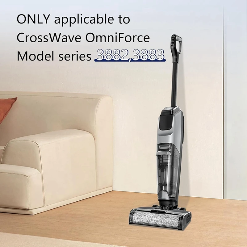 Y37A-For Bissell Crosswave Omniforce 3882 3883 مكنسة كهربائية فرشاة لفة مرشحات Hepa استبدال طقم قطع غيار