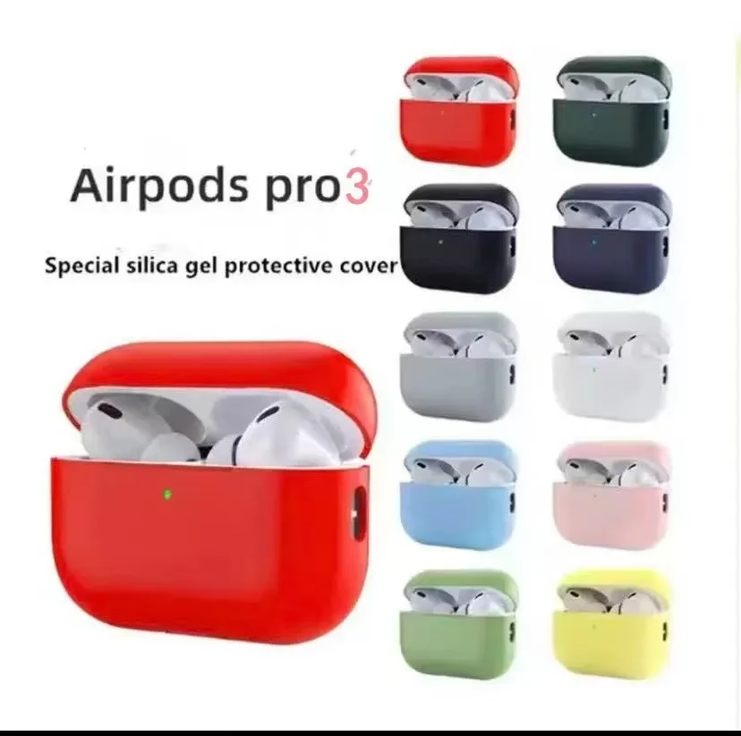 Capa para airpods pro 3 sem fio bluetooth fone de ouvido silicone capa dividida pele ultra-fina para apple airpod pro 3 caso
