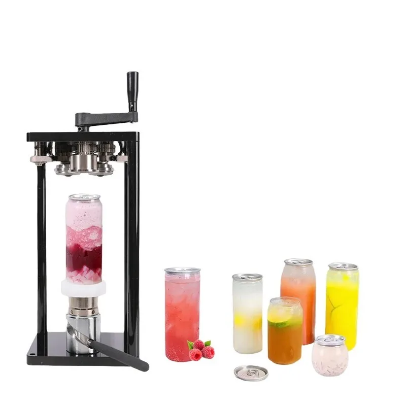 

Полуавтоматическая машина для запечатывания банок, ручной запайщик банок для банок с газировкой, пивом, соком