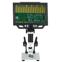 12MP HD 1600X 9 Inch LCD Screen Electronic Digital Microscope Repair With LED Light