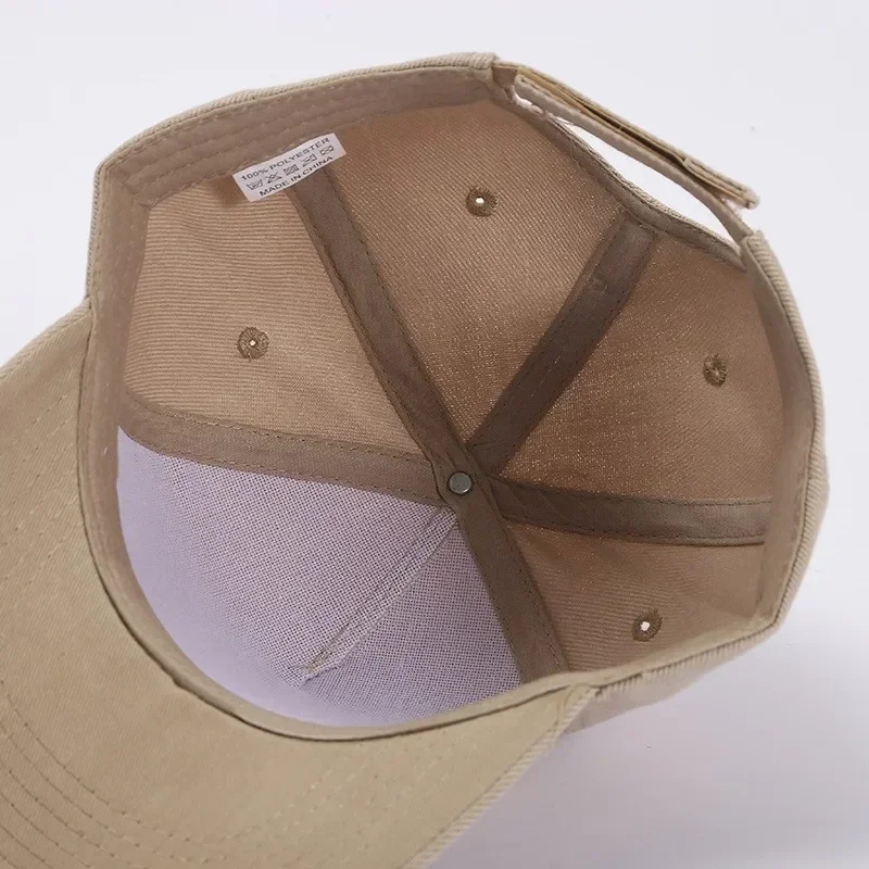 1pcs blank hard top versatile logo hat advertising cap female hair blue solid color light plate baseball cap male