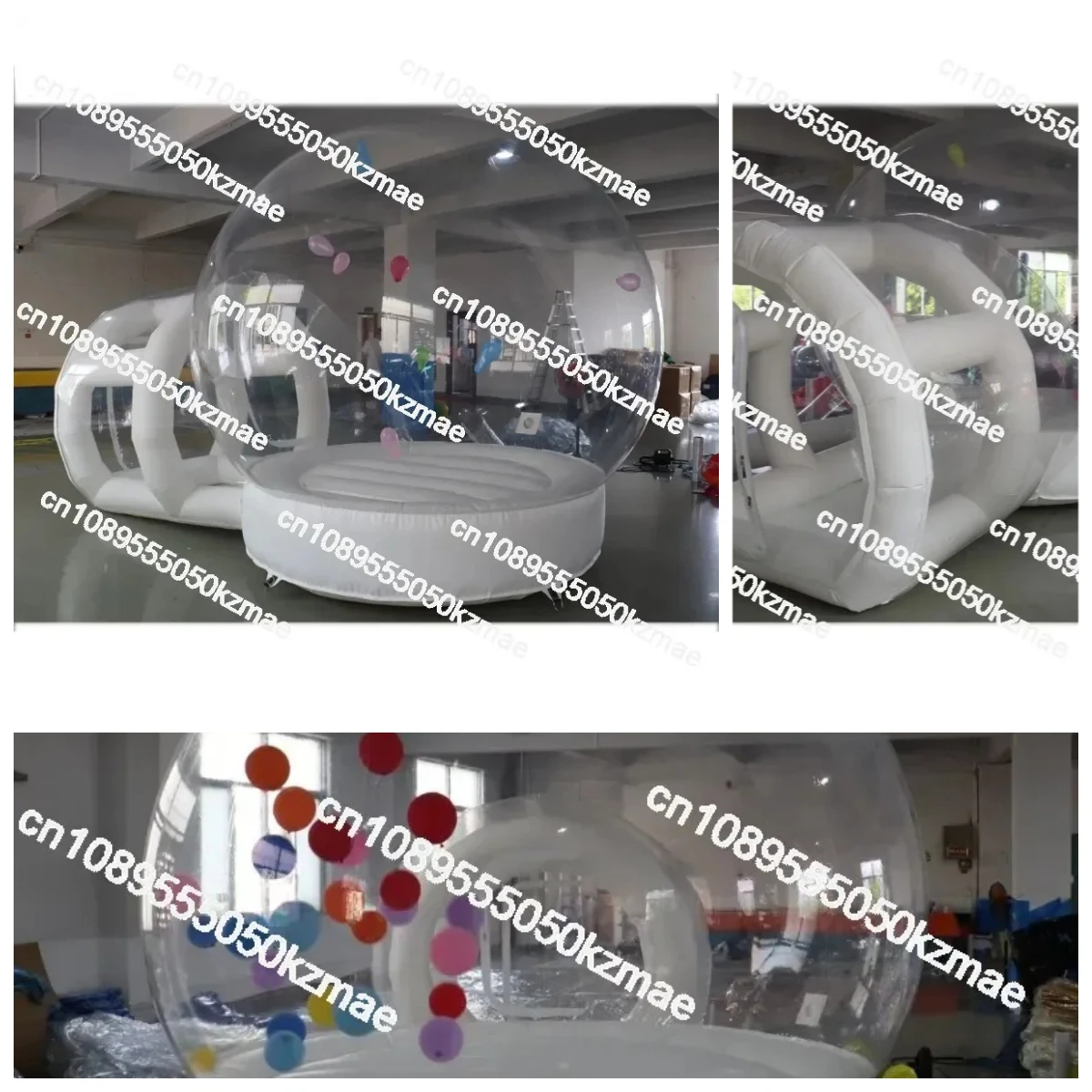 Trending Hot Inflatable Snow Globe Bubble House | Transparent - Inflatable Balloon Bubble Shelter