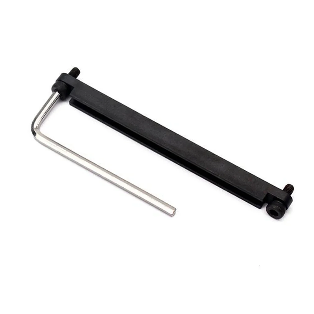 Tools Bridge Saddle Repair Tool Instrument Silver Guitar Accessories Guitar Guide Nut 8.1x2.5x1cm Adjustable Black Folk