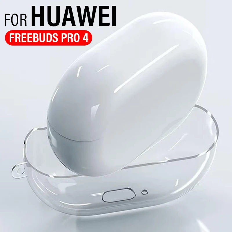 For Huawei Freebuds Pro 4 Pro4 Transparent Protective Cover Shockproof Clear Protector Case Anti-fall Dustproof Earphone Shell