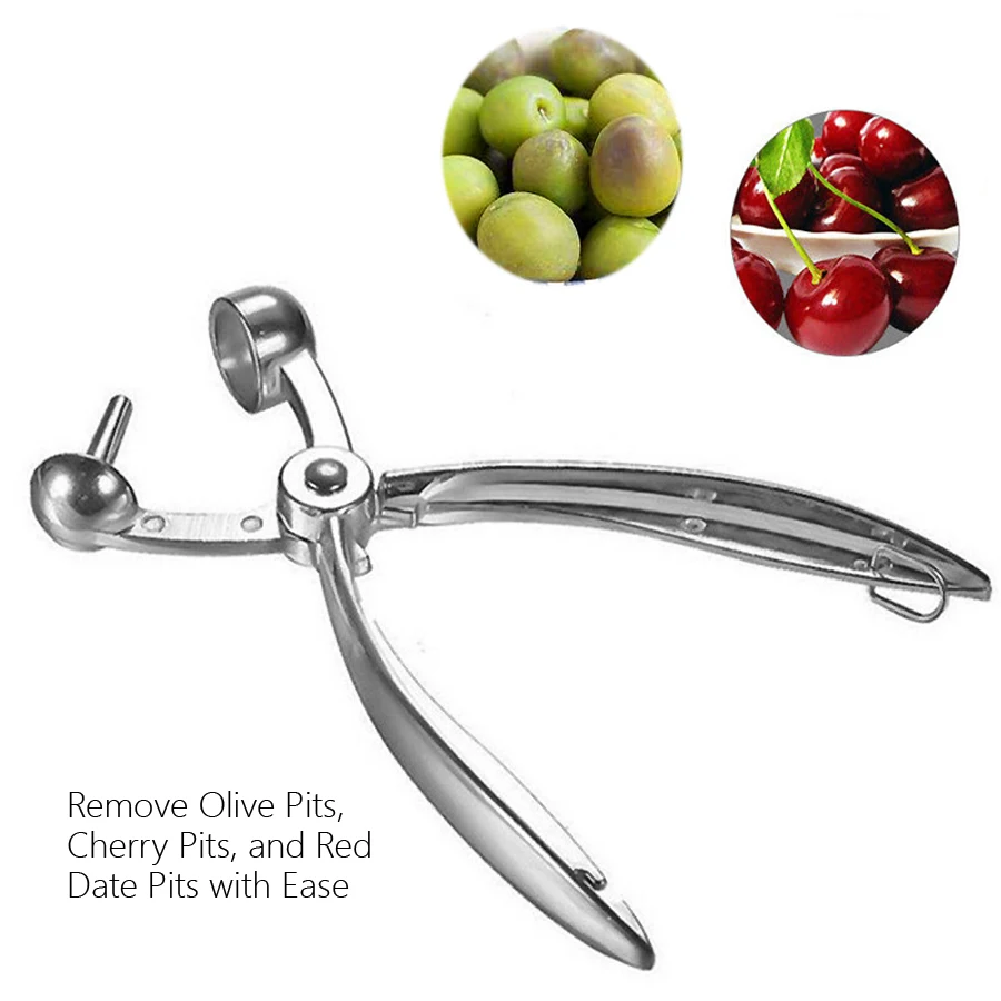 Cherry Olive Pitter Cores Remover, Pit Extractor Fruit Core Removal Kitchen Time-Saving Tool