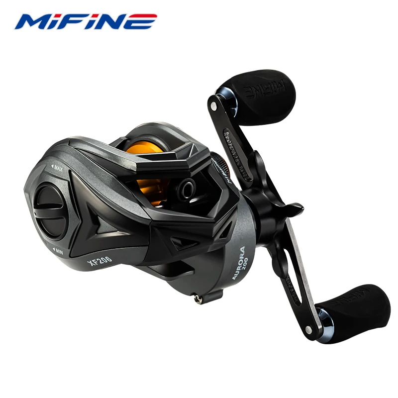 

MIFINE-AURORA Baitcasting Reel, Ultralight Baitcaster, High Speed, 7.5:1, 7kg, 7Bearings, Low Profile, Long Casting