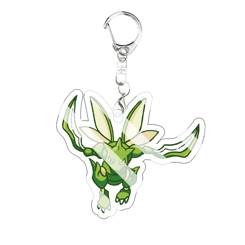 Dragonite Mimikyu Acryl-Schlüsselanhänger Zorua Jirachi Phantump Cartoon-Anhänger Schlüsselring Sammlerstück Taschenanhänger Anime Geburtstagsgeschenk – Detail 7