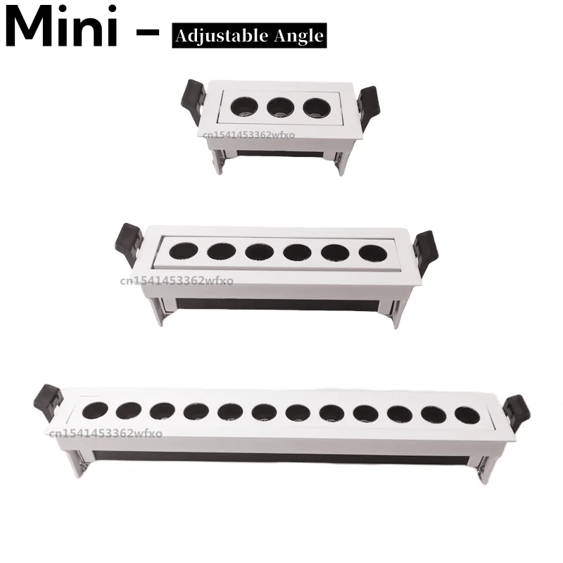 Dimmable mini LED downlight COB spotlight 110V-220V ceiling light 6w12w24w anti-glare grille light living room interior lighting