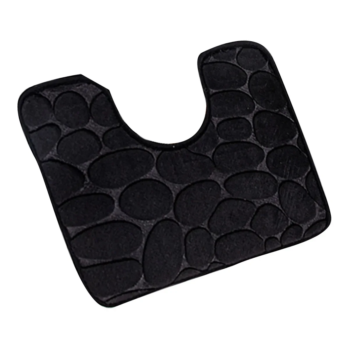 2024 Washroom Toilet Foot Mat U-shaped Floor Mats Waterproof Pad Bathroom Bathroom Water Absorption Anti-skid Pad Quick Drying