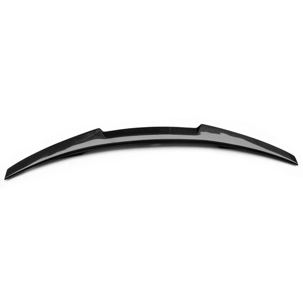 For Audi A4 B8 2009 2010 2011 2012 Carbon Fiber Rear Spoiler Trunk Lip Wing M Style