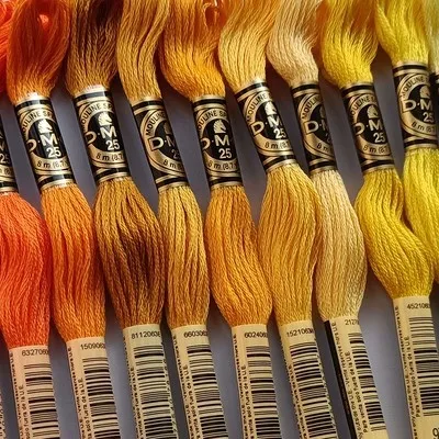 Choose Any Colors 800 pcs 100% Cotton Embroidery Floss Thread radom color DMC cross stitch threads 8m floss