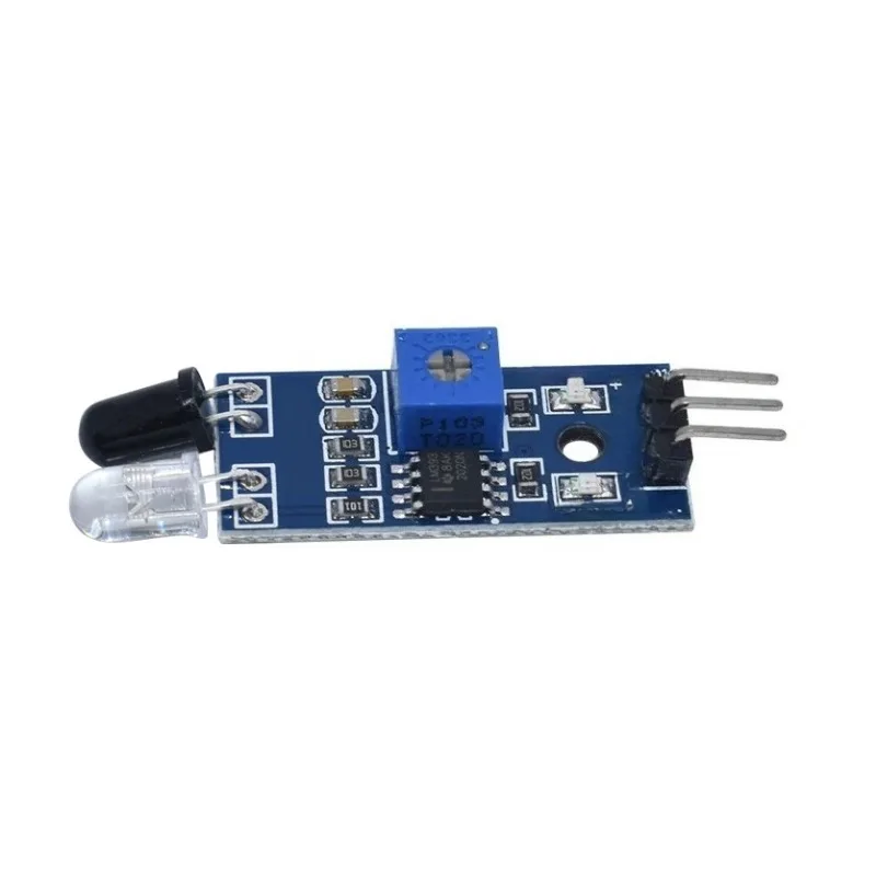 Reflective Infrared Obstacle Avoidance Sensor 3‑Pin 3.3‑5V DIP Module For Diy Smart Car Robot Development Work