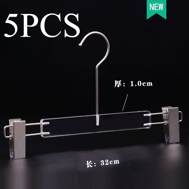 

Acrylic Transparent Hanger Clothing Store Special Plastic Children's Men's and Women's Non-slip Clothing Hanging