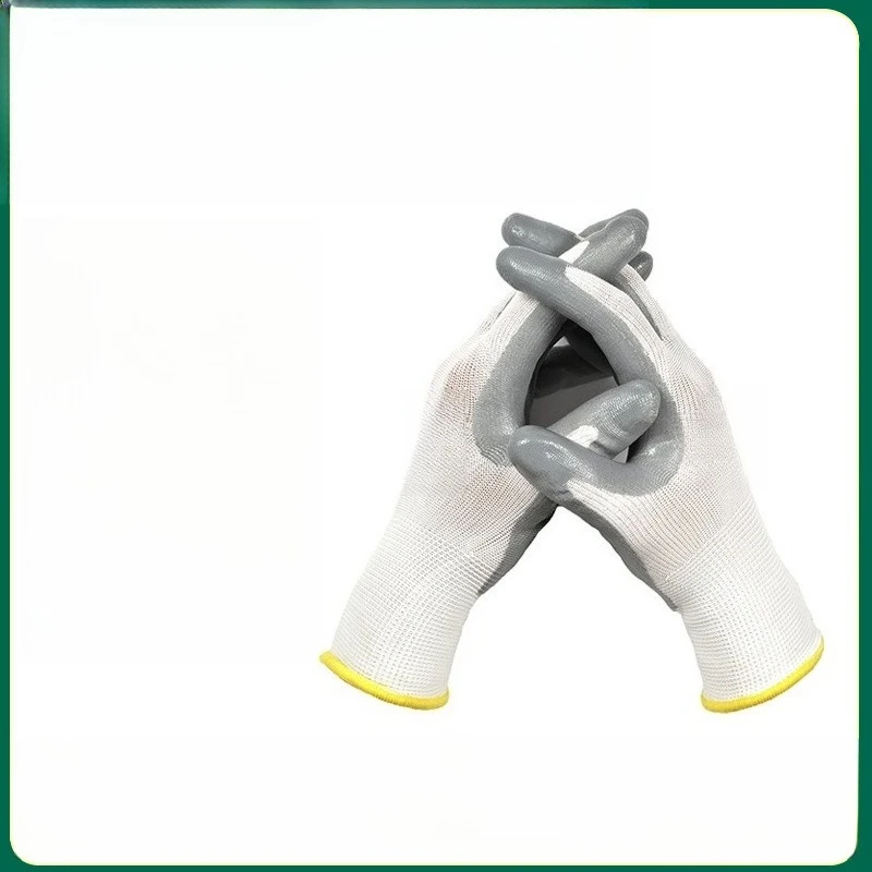 

Industrial protective non-slip and wear-resistant labor insurance work gloves, nitrile gloves, hand-dipped gloves
