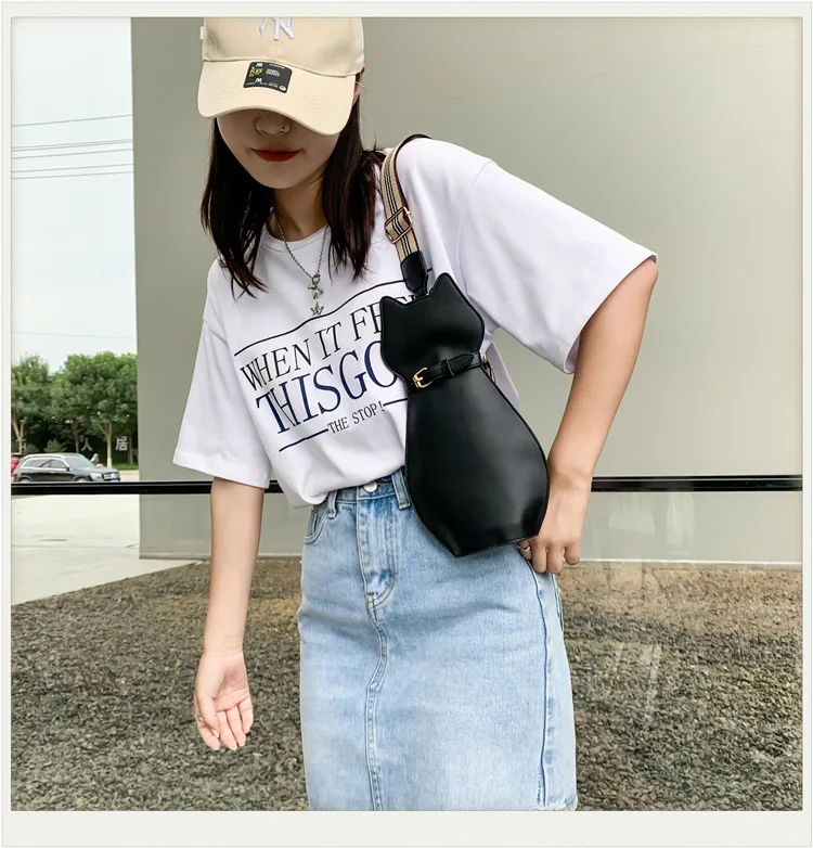 Fun Cartoon Cat Style Purses and Handbags for Women Novelty Handbag Girls Shoulder Crossbody Casual Female Clutch Designer Bag