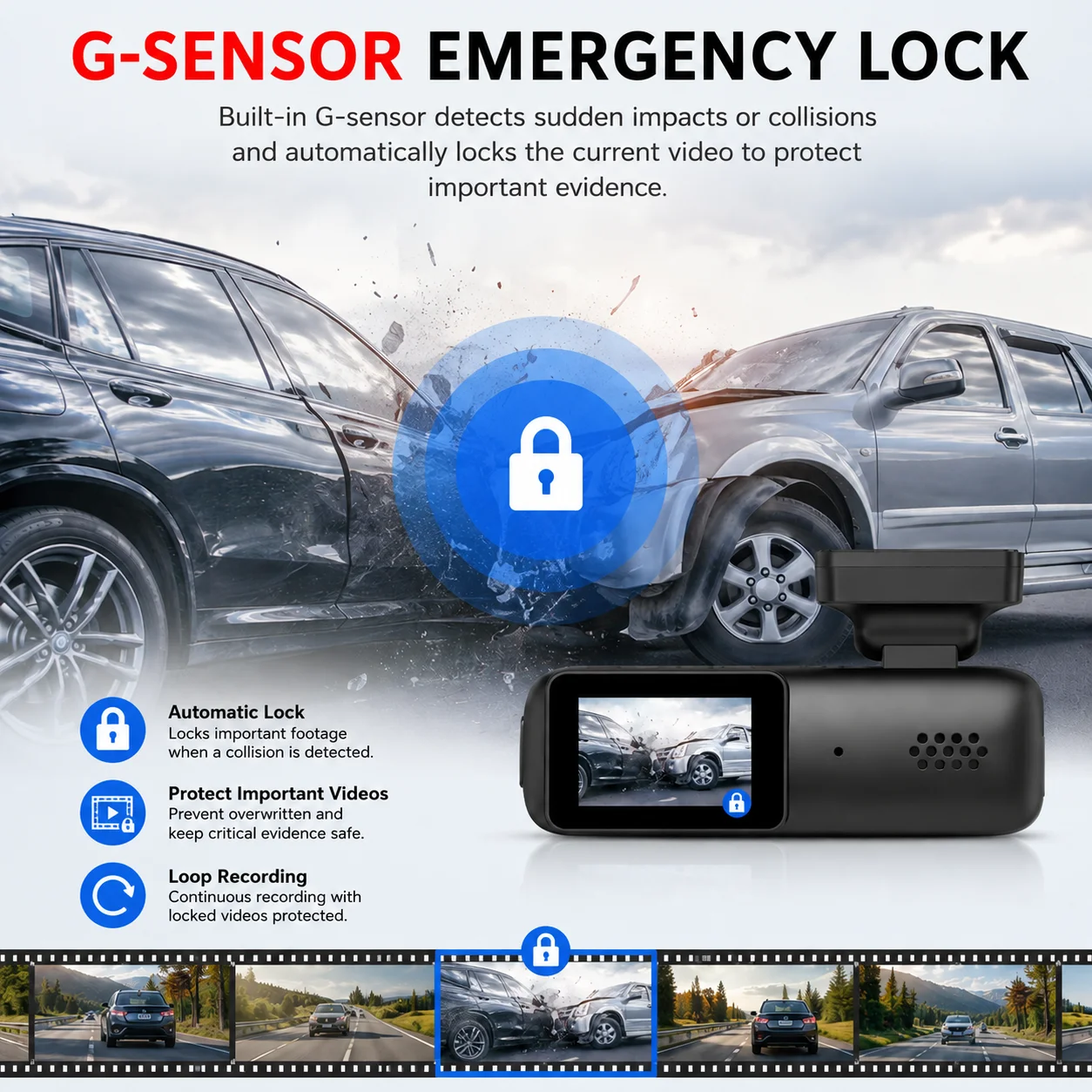 Видеорегистратор с двумя объек – обзор и цена Dash Cam 2K Dual Lens