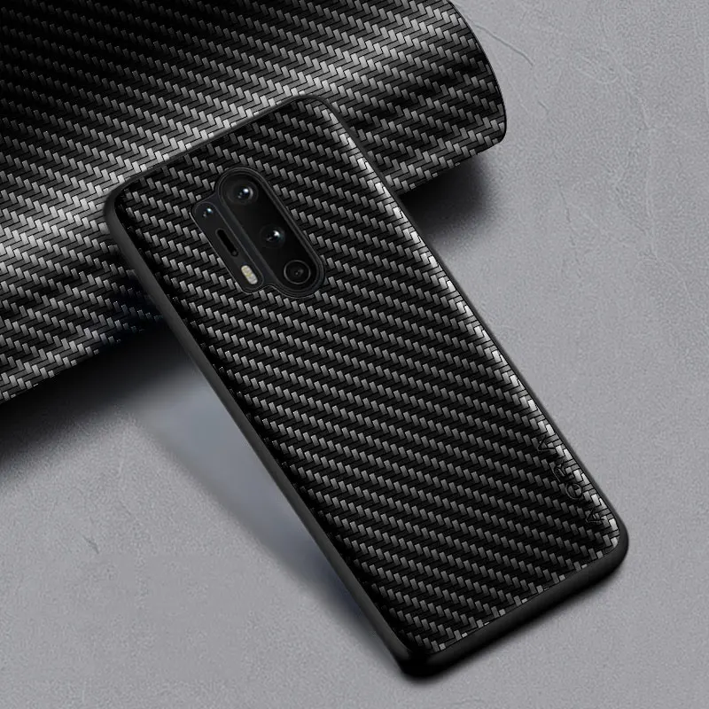 Carbon Fibre texture Phone Case for Oneplus 8 Pro 8T Fashion Design Soft Back Cover Coque for Oneplus 8 Pro Case