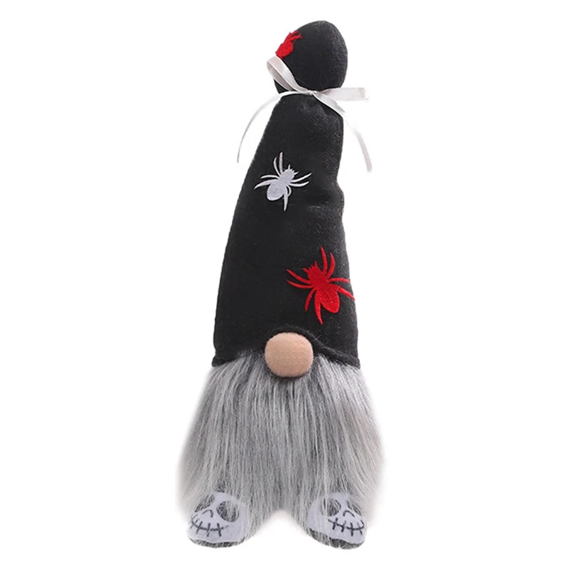 Promozione! Gnomi di Halloween peluche bambola senza volto ornamenti di sfondo fatti a mano leggeri per decorazioni per la casa della festa di Halloween