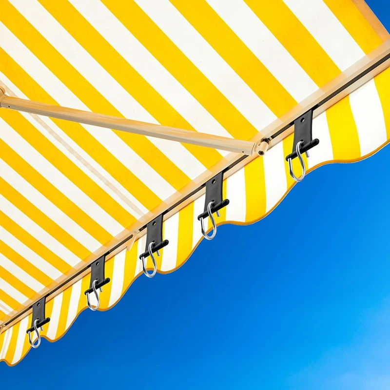 16 STUKS RV Luifel Licht Clips Luifel Haken, Dubbelzijdig Campers Licht Houders Luifel Haken Licht Ondersteuning Hanger