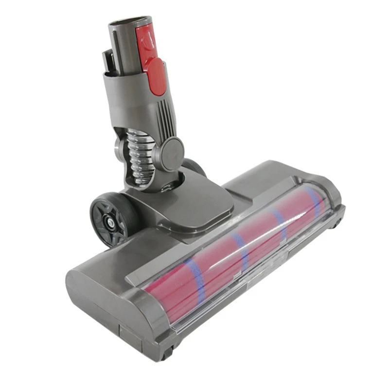 

For Dyson V15 V8 V7 V10 V11, Hardwood Floor Attachment, Soft Roller Brush Head Parts With LED Light