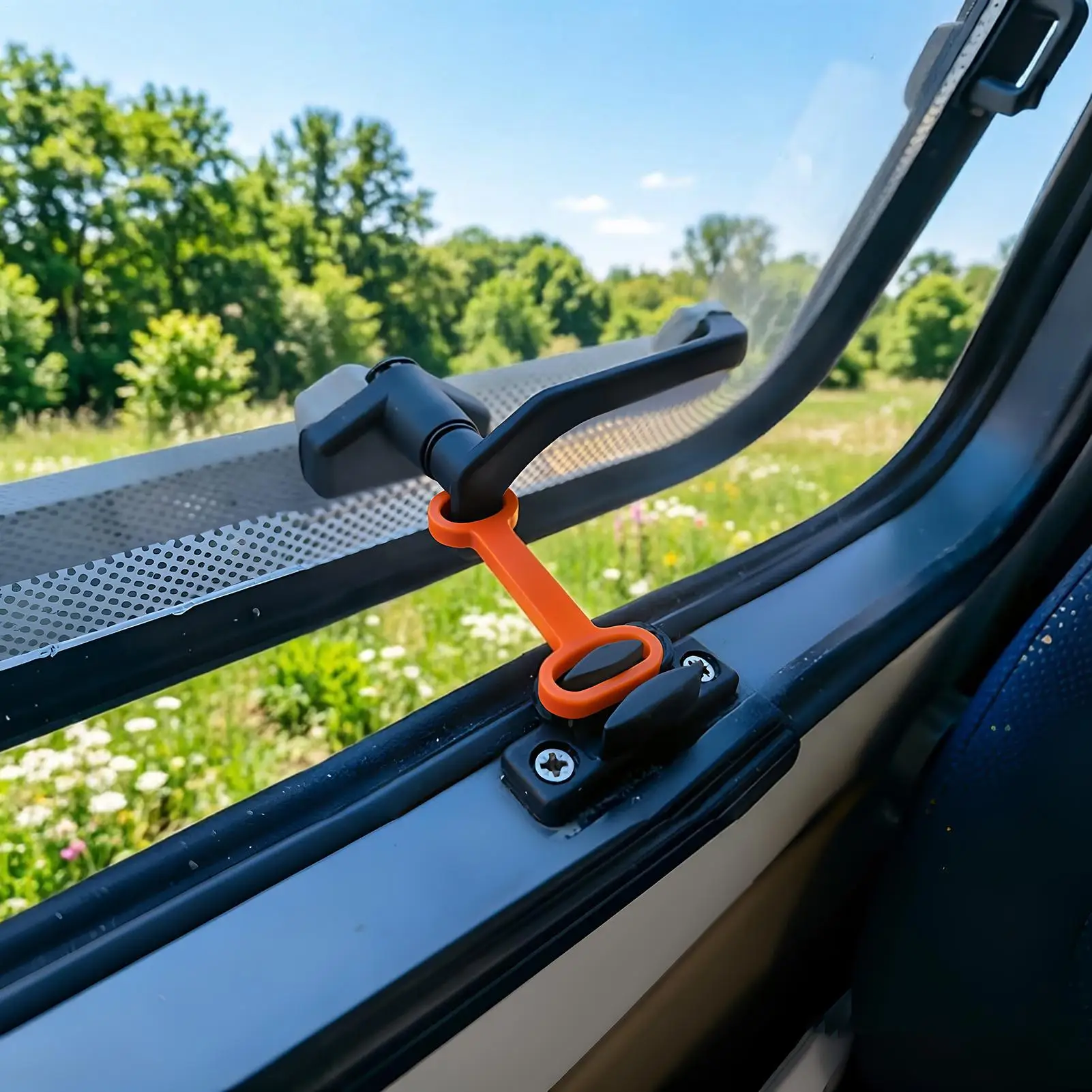RV Window Vent Holder Caravan Camper Trailer Efficient ventilation air exchange RV window lock Orange Motorhome Accessories Kit