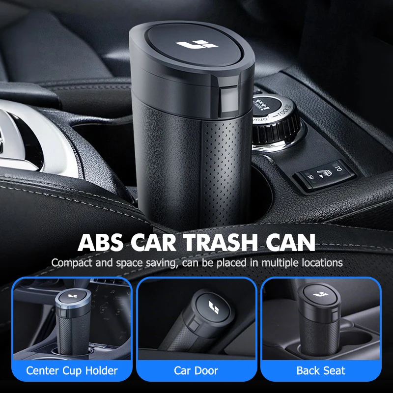Car Trash Can Durable Waterproof ABS Garbage Storage Box For Leading Ideal L7 L8 L9 2021-23 Li Auto Lixiang One view 5