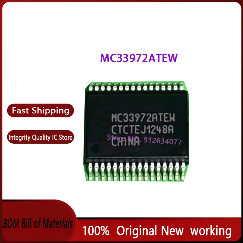 10pcs/Lot MC33972ATEW MC33972 SSOP32 IC 100% Brand New Original