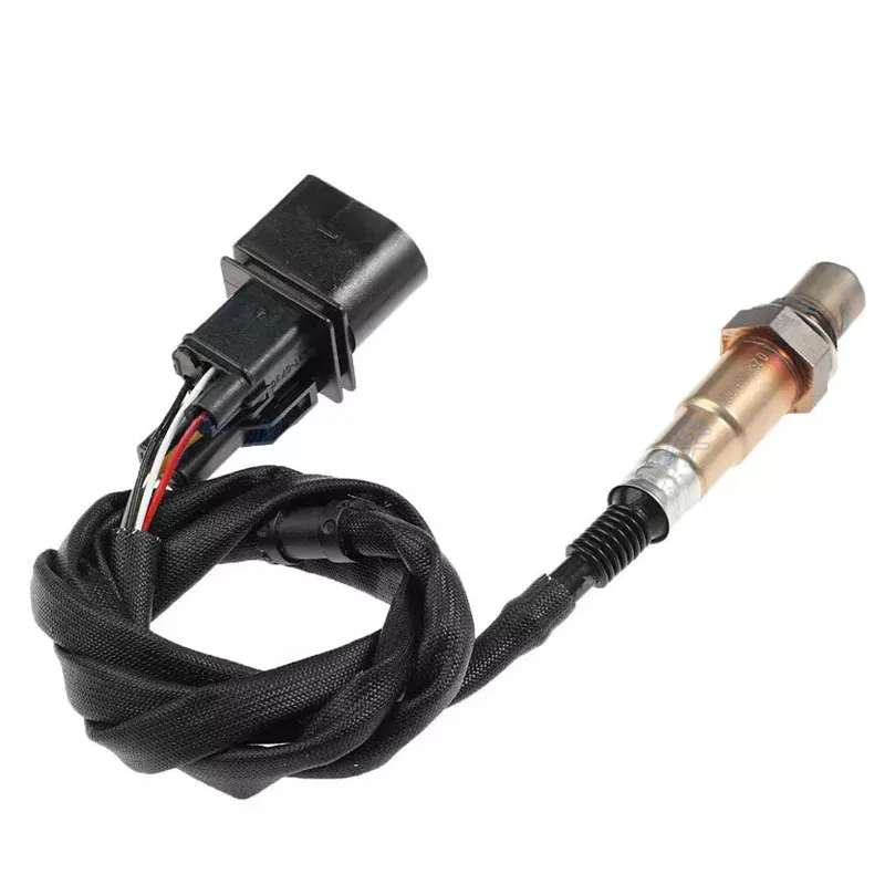 0258007057 Wideband Lambda Oxygen Sensor 5‑Wire Upstream O2 Sensor Replacement OE# 0258007090 06B906265D for VW Passat B5 Golf4
