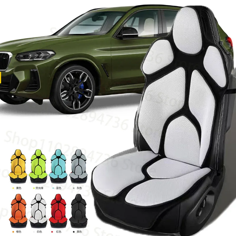 

FOR BMW X3 G08 G01 G48 Cushion Car Seat Chair Back Mesh Lumbar Back Brace Massage Back Pad Support Home Office