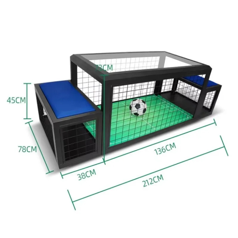 

Double PK Popular Arcade Soccer Football Game Soccer Table for Sale Under Table Football Machine