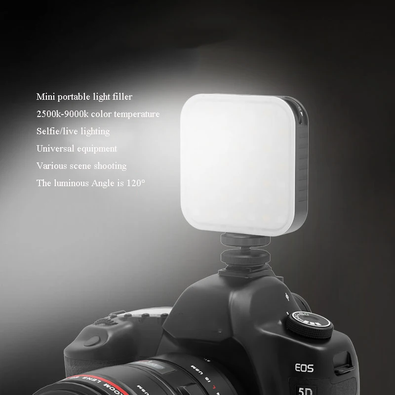 

Magnetic Video Light Pocket LED Selfie Light 2500K-9000K Photography Fill Light For Computer Tablet Mobile Phone DSLR Camera