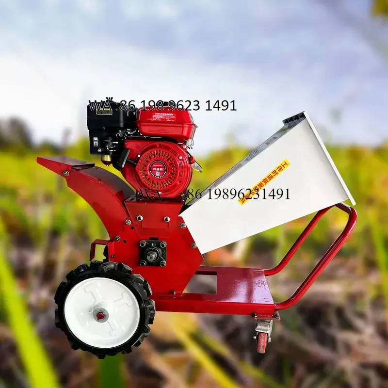 Wmwmnu New Movable Wood Chipper Shredder with Engine High Productivity Easy to Operate