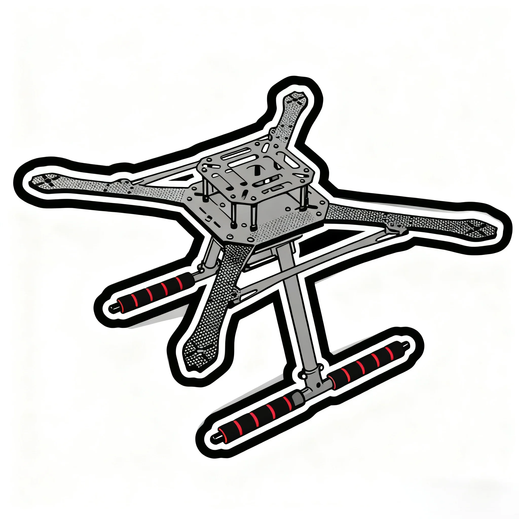 

HanNiu FPV с открытым исходным кодом, новая умная рама для дрона, 450 мм Pixhawk Ardupilot, стойка для квадротора, радиоуправляемый мультикоптер, многороторный с шасси