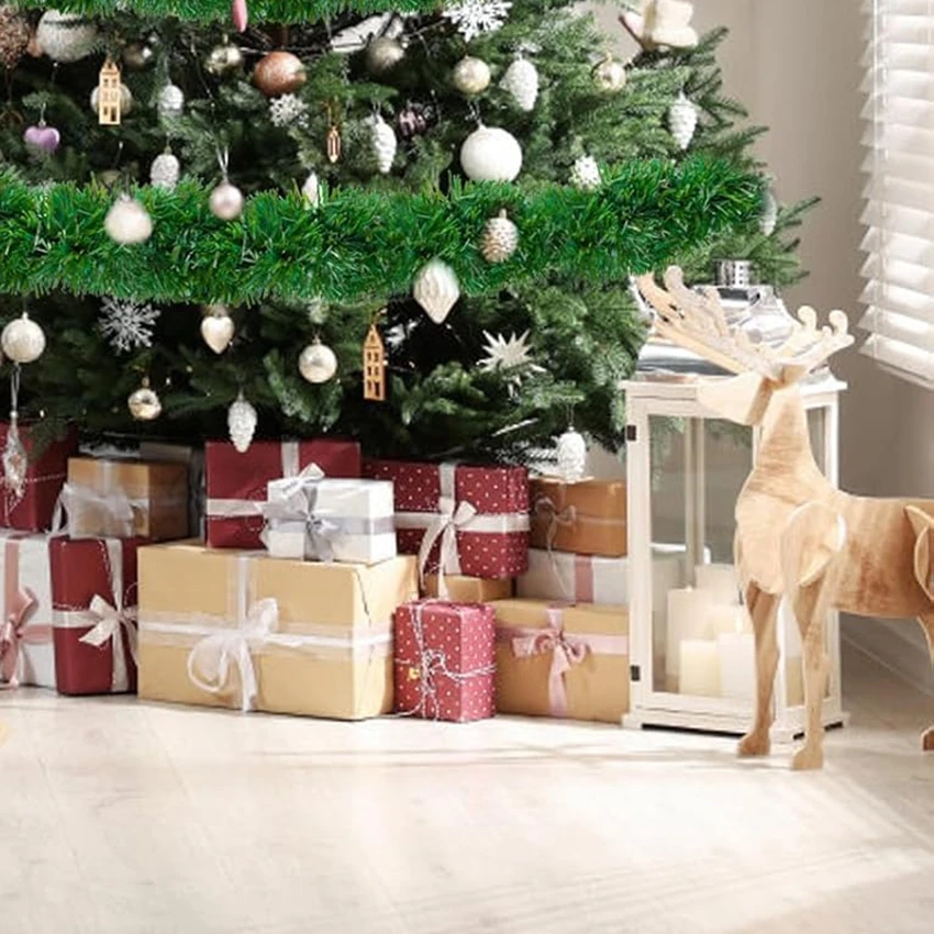 

Artificial Plants Wreath 5/7.5 Meters Vines Fake Leaf Home Wedding Christmas Outdoor Festival Door Decor Courtyard Railing Decor