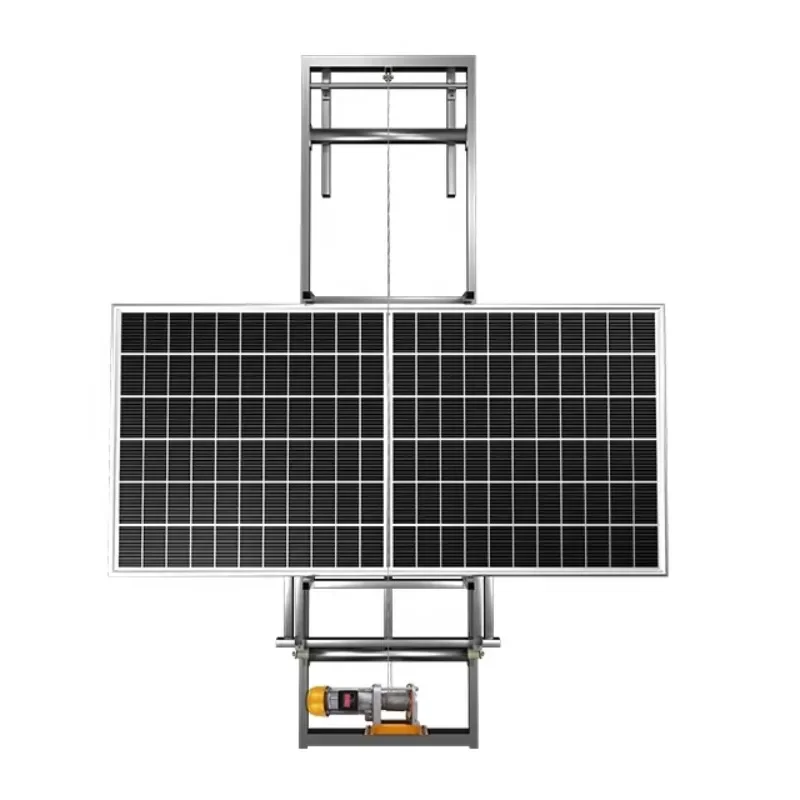 Solar Panel Ladder Lift 4-20m PV Modules Ladder Hoist for Roof Elevator Lift