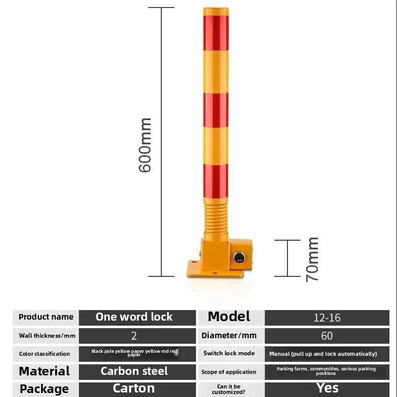 Parking Space Lock Active Area Lock Occupying Space No Parking Stop Device Allowed