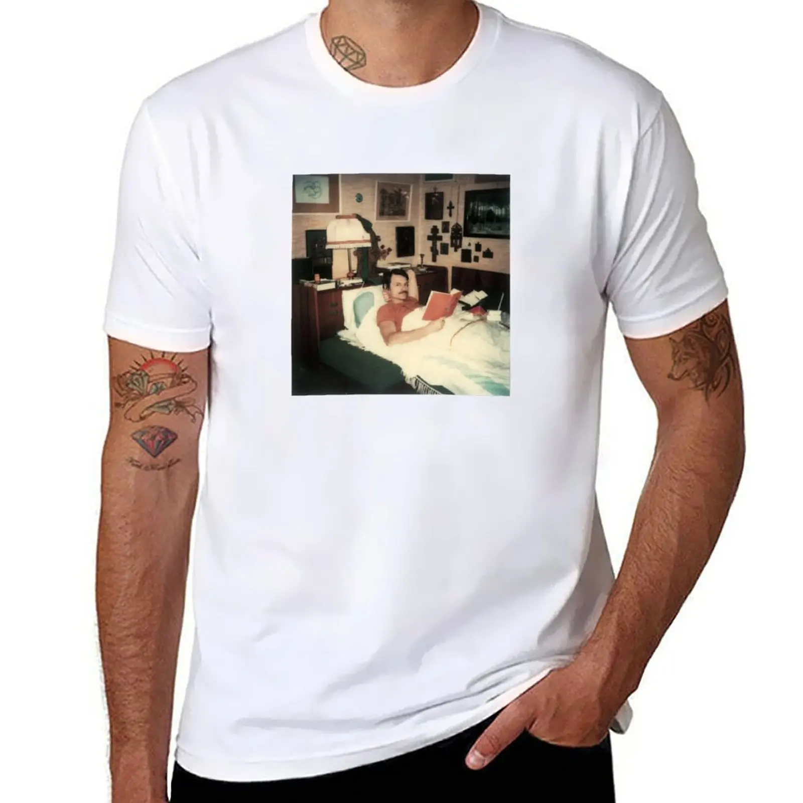 New Andrei Tarkovsky Reading T-Shirt funny t shirt plus size tops T-shirt for a boy vintage clothes mens white t shirts